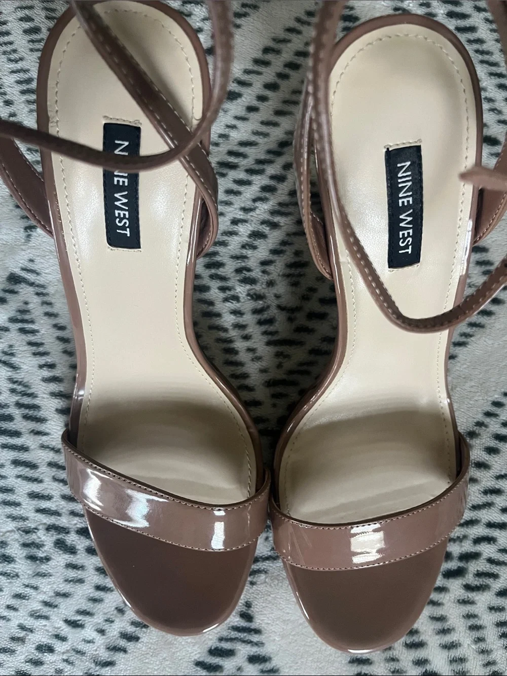 Nine West Womens 9.5 M Tan Light Taupe Loola Stiletto High Heels